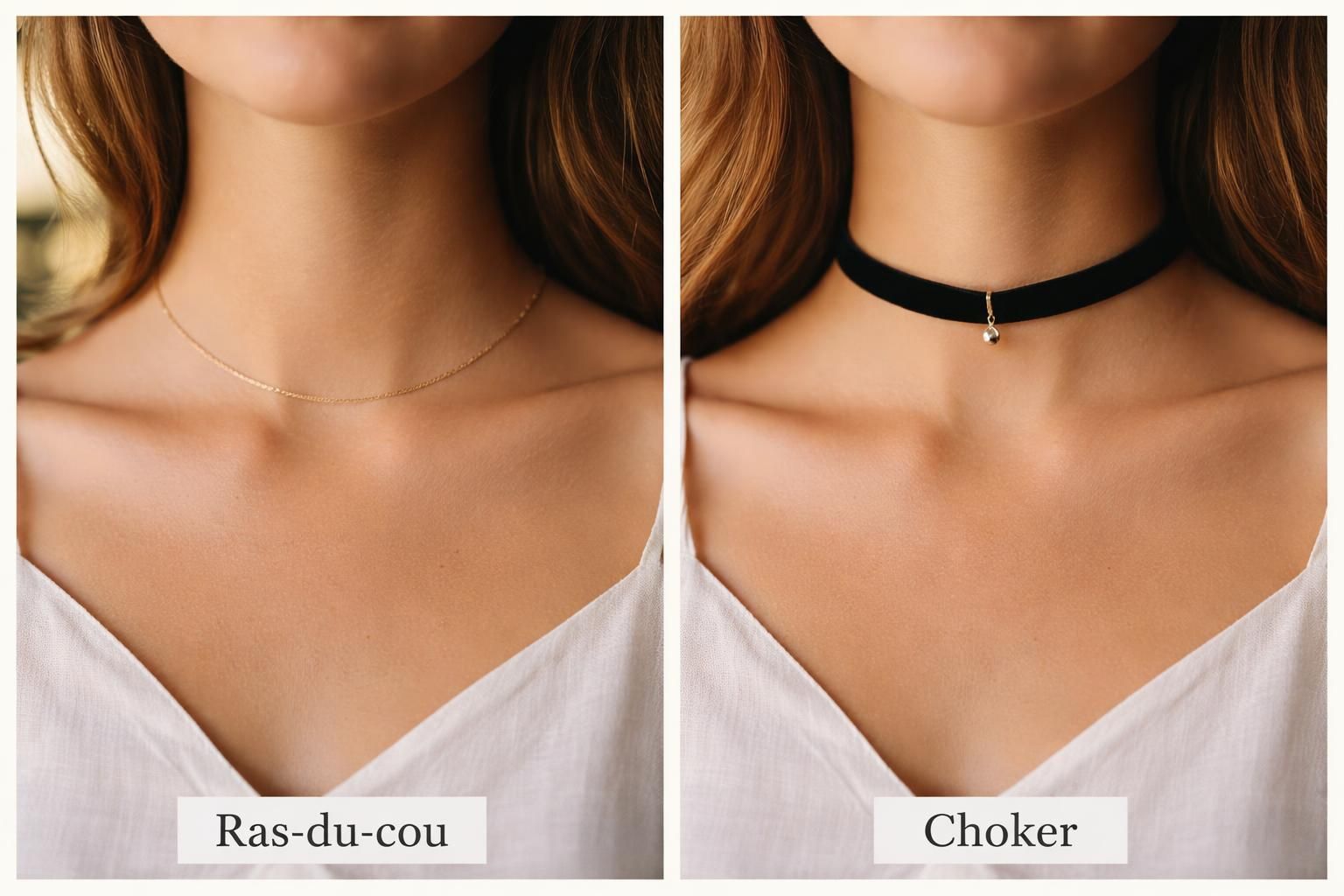 découvrez les différences entre un ras-du-cou et un choker, et obtenez des conseils pour choisir le collier qui mettra le mieux en valeur votre style.